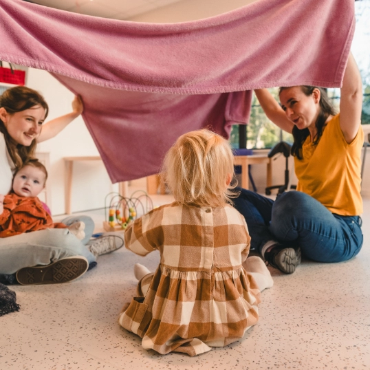 Kinderen spelen in Helan Kinderopvang crèche